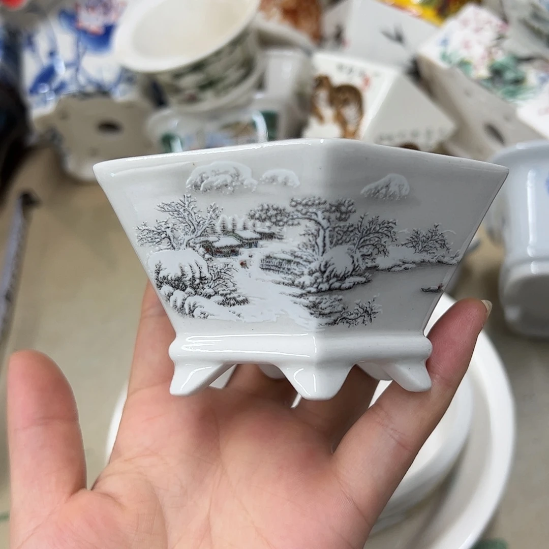 紫砂花盆795号瑕疵11/5cn