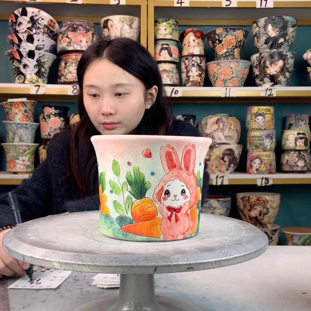 罐景德镇手工瑕疵64