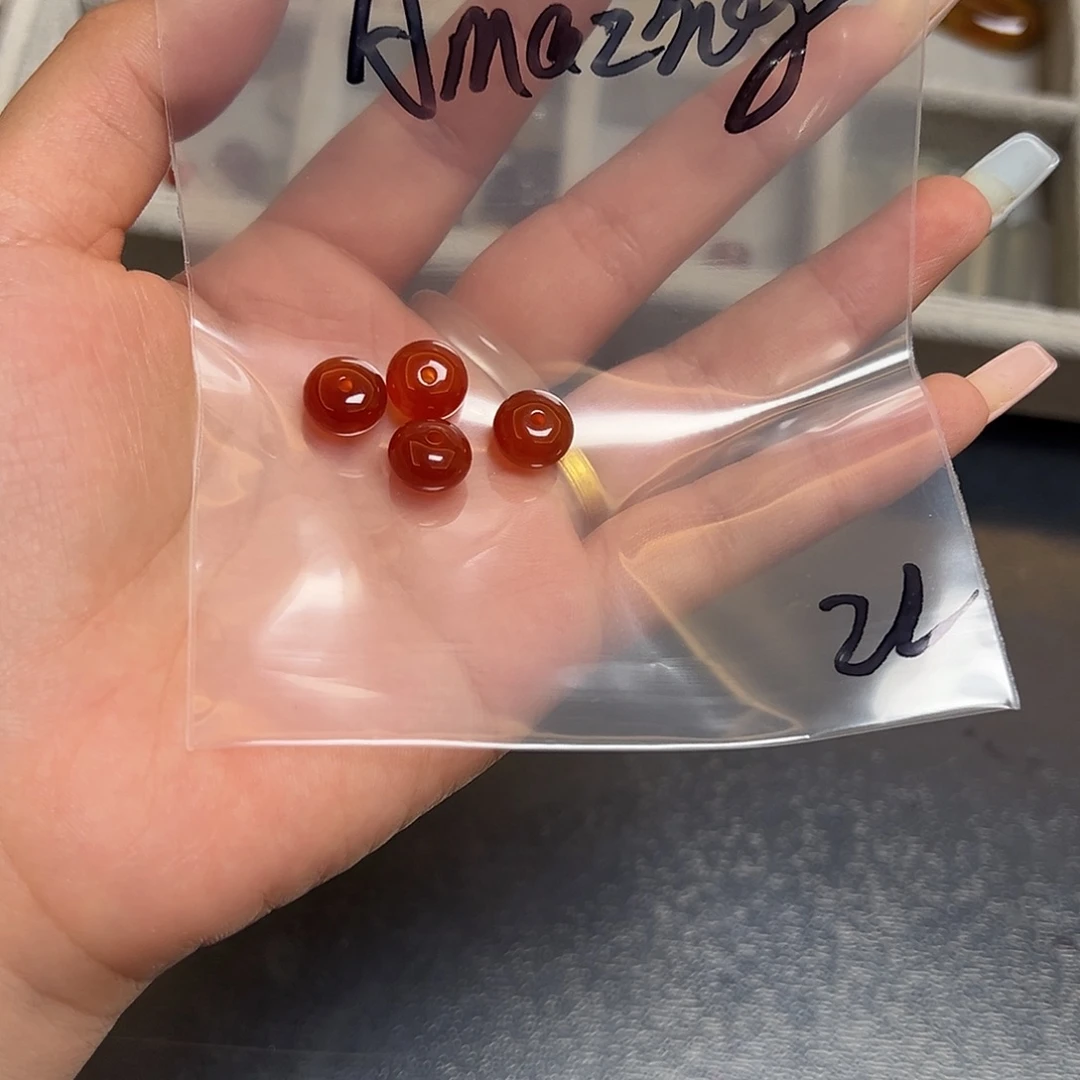 玛瑙/玉髓未镶嵌珠宝半成品随机两个