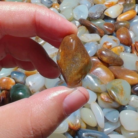 和田玉未镶嵌颈饰7.3克