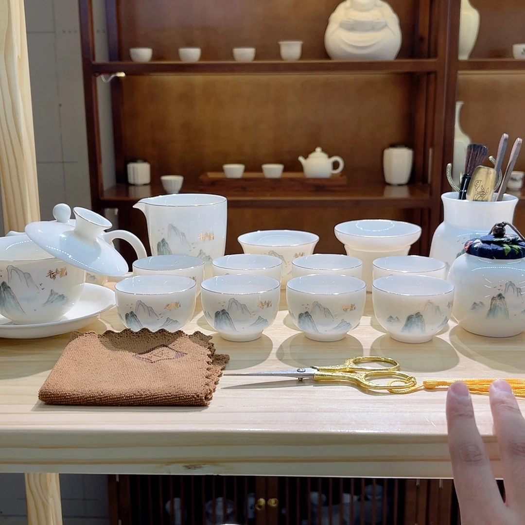 瓷片羊脂玉瓷羊脂玉瓷