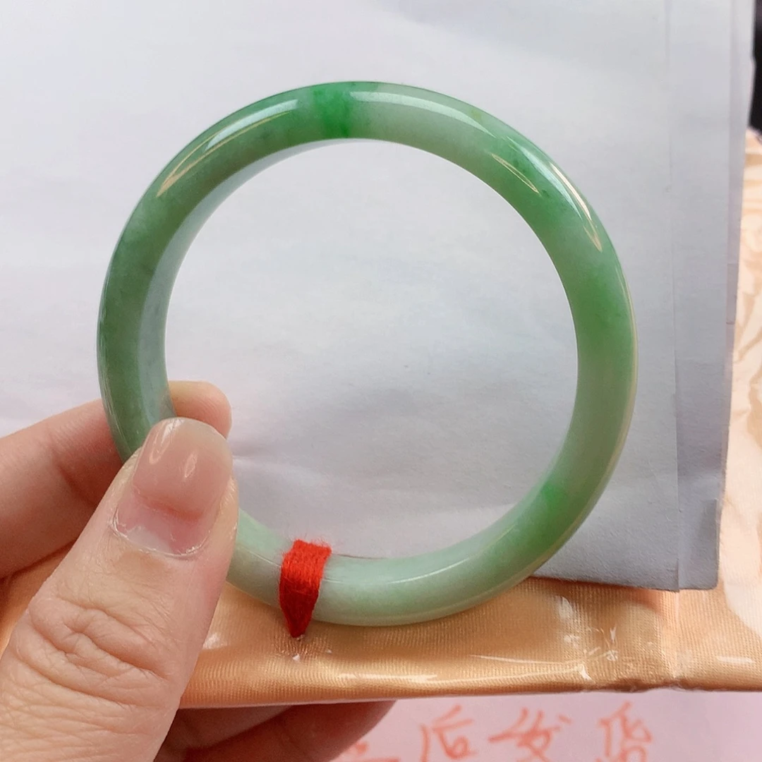翡翠手镯未镶嵌53圈2136