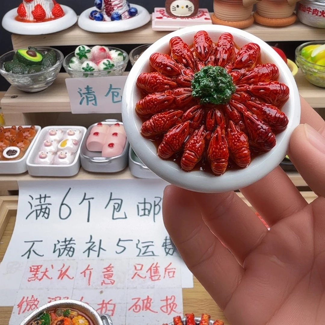 合成树脂食玩冰箱贴 凭开箱视频售后