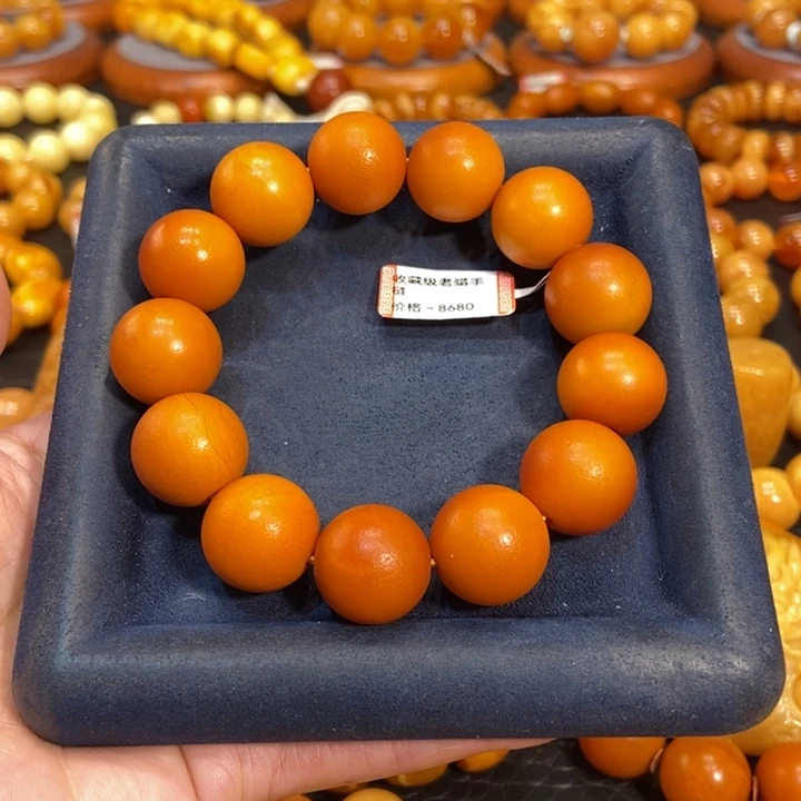 蜜蜡手链未镶嵌蜜蜡