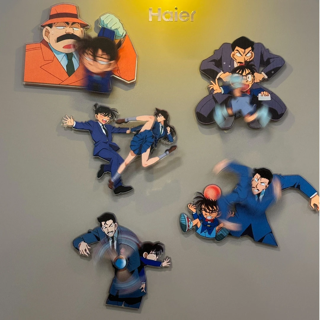 动漫周边名侦探柯南冰箱贴卡通可爱装饰贴画冰箱贴