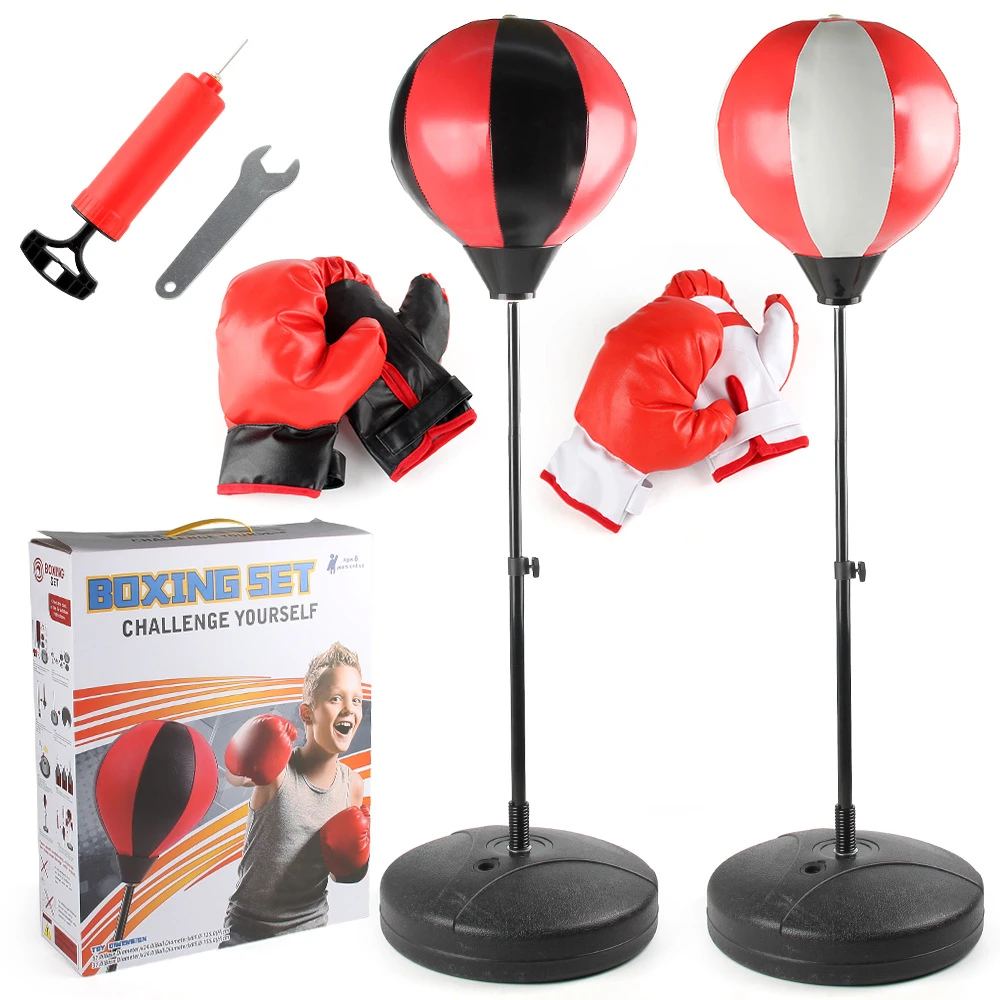 成人站立搏击速度球 115cm可调节室内外新奇特发泄减压玩具