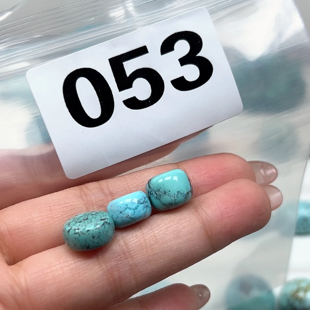 绿松石珠宝奇石未镶嵌蛛*帅