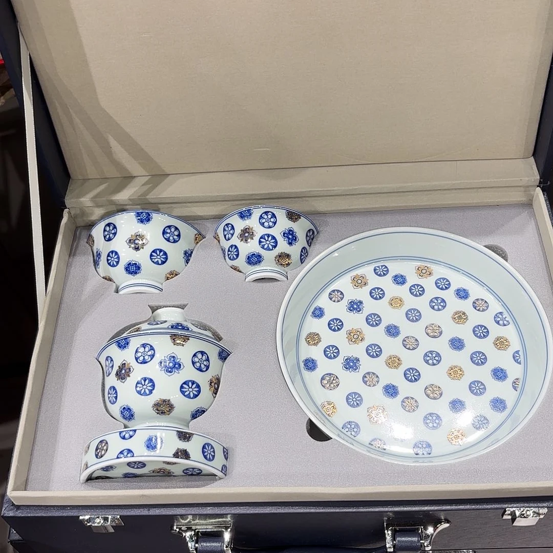 瓷片景德镇手工茶具