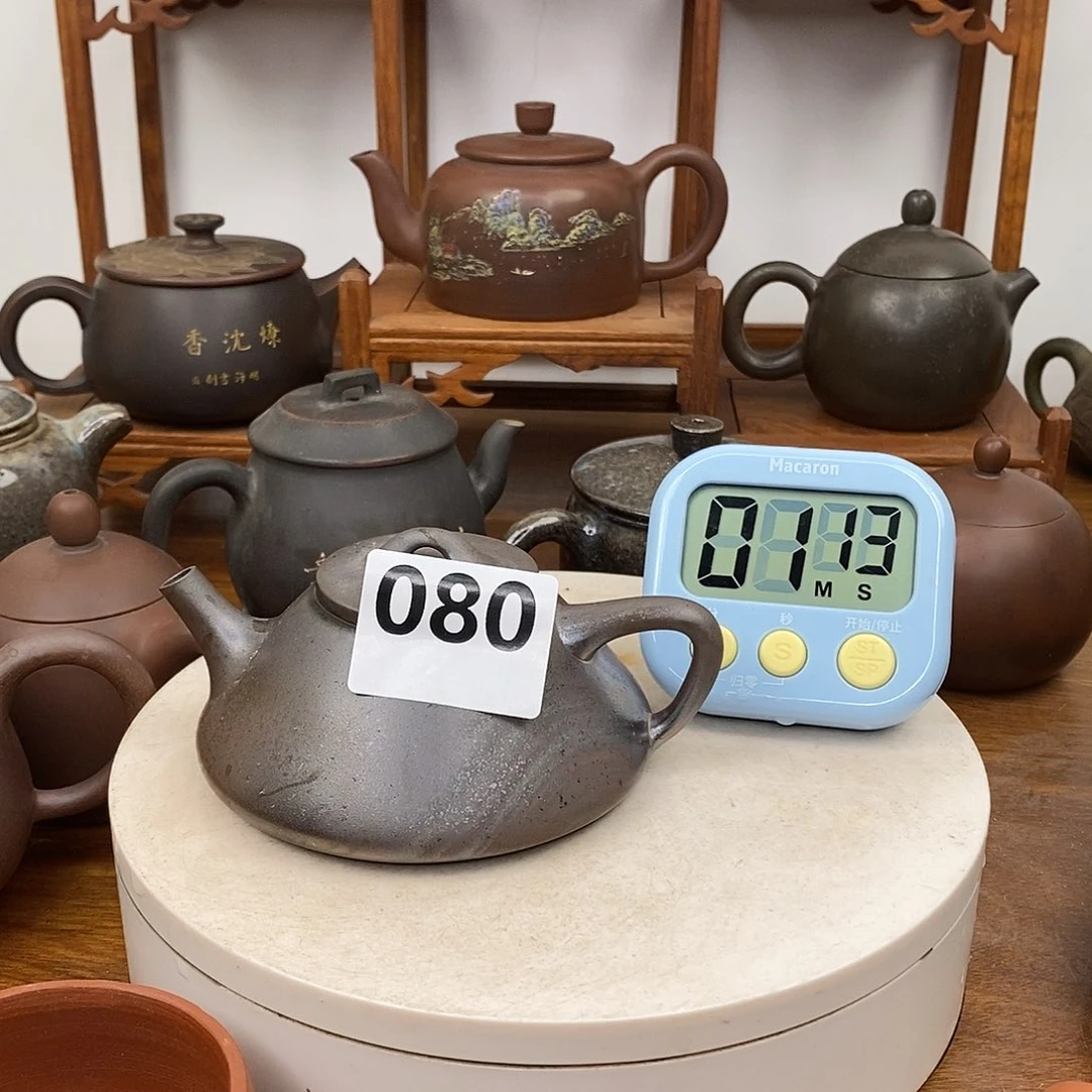 水***的钦州坭兴陶茶壶作品微瑕次