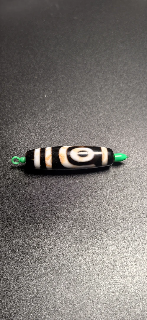 【瑾·玉】行运玛瑙手工朱砂系列，如意两眼尺寸39.5✘11mm。锁骨链