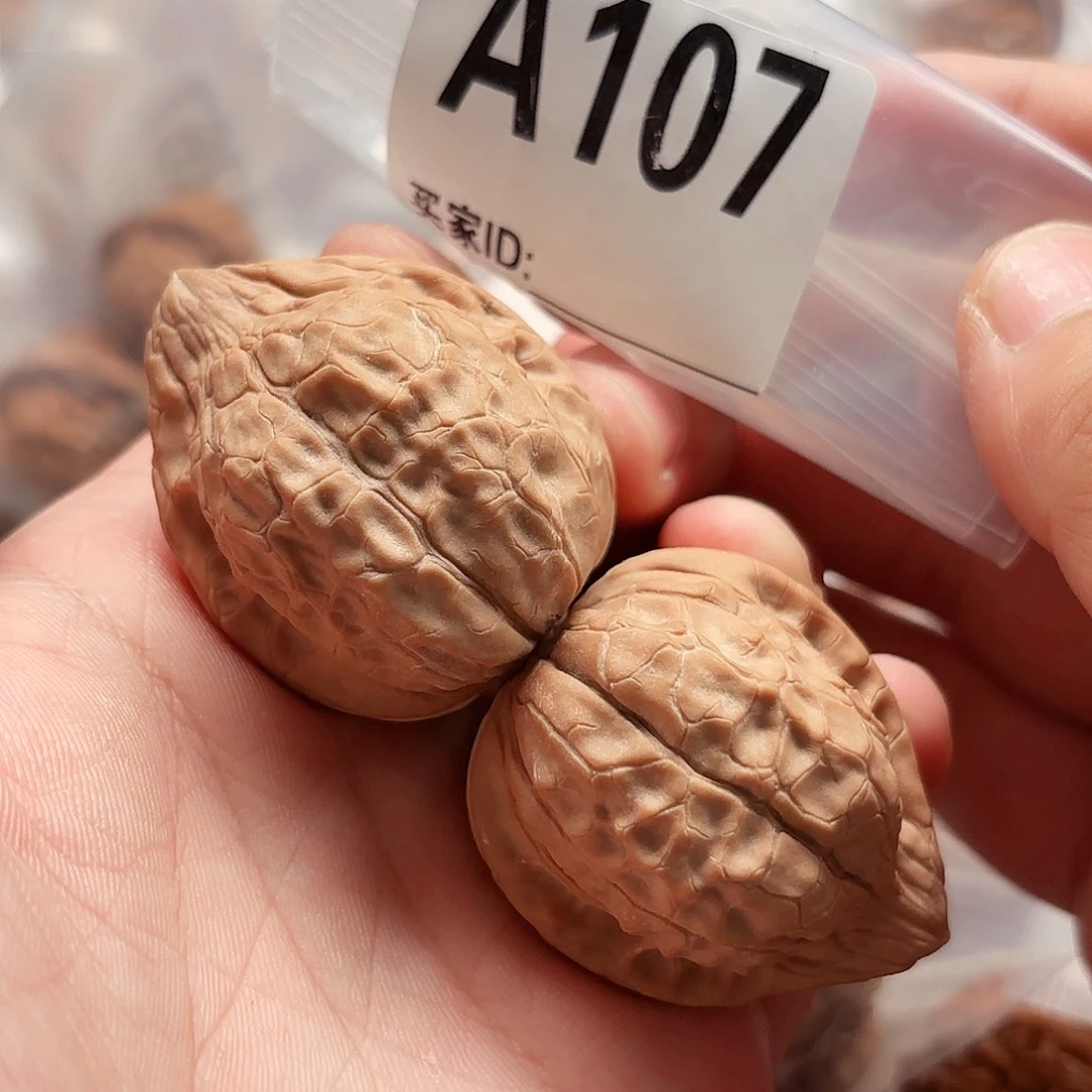 把件文玩核桃37-39龟甲纹A107