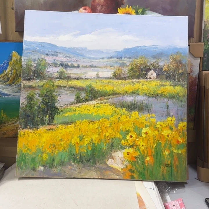 油画油画作品展等活动的