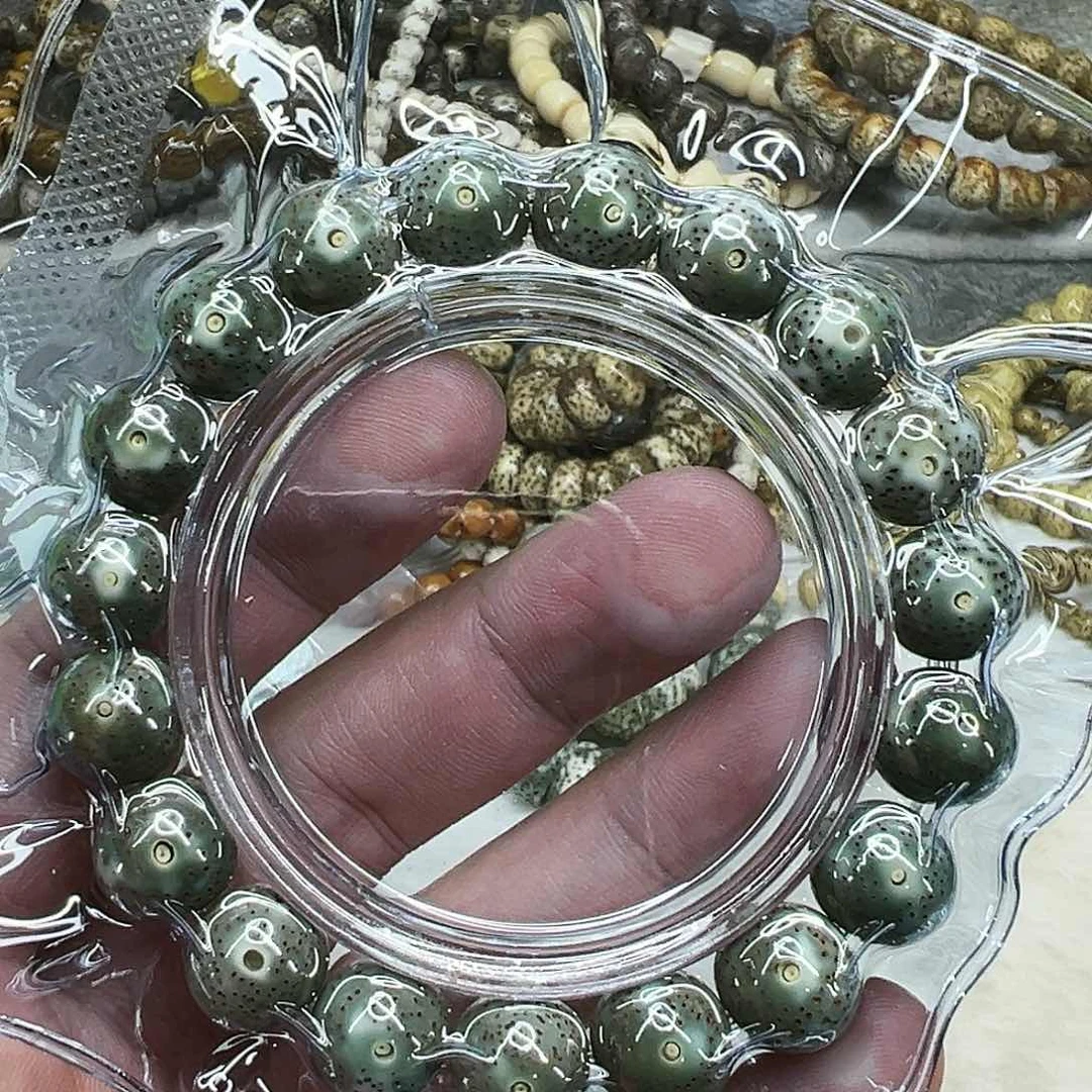 星月菩提手串兔*?51星月菩提单圈1.2圆