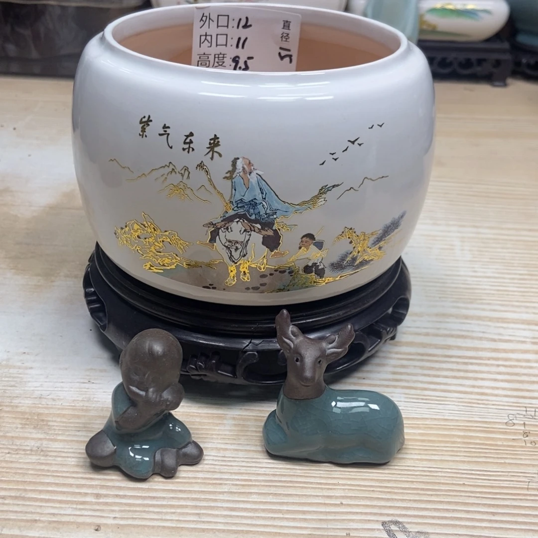 瓷片陶瓷花盆陶瓷艺术