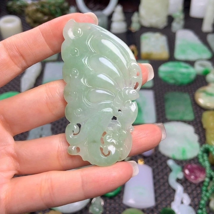 北***～翡翠挂件未镶嵌清