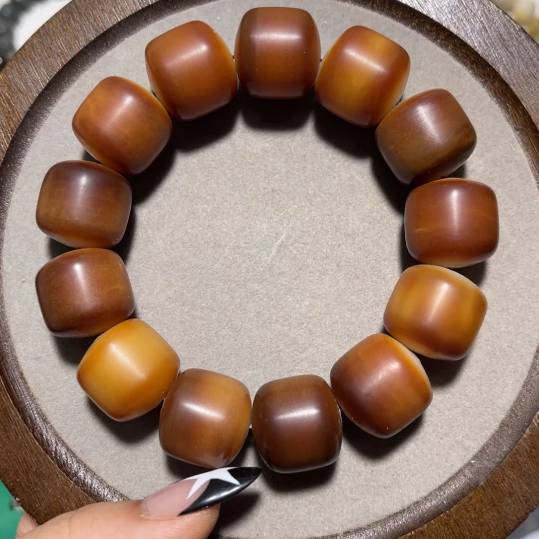 菩提根/象牙果吊坠手工干磨｜卡18桶珠（微瑕）