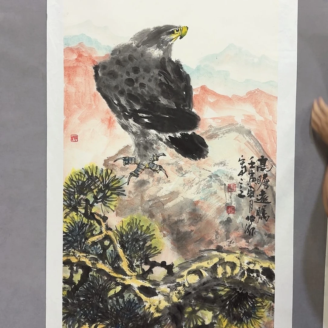 国画亲笔手绘放心去藏