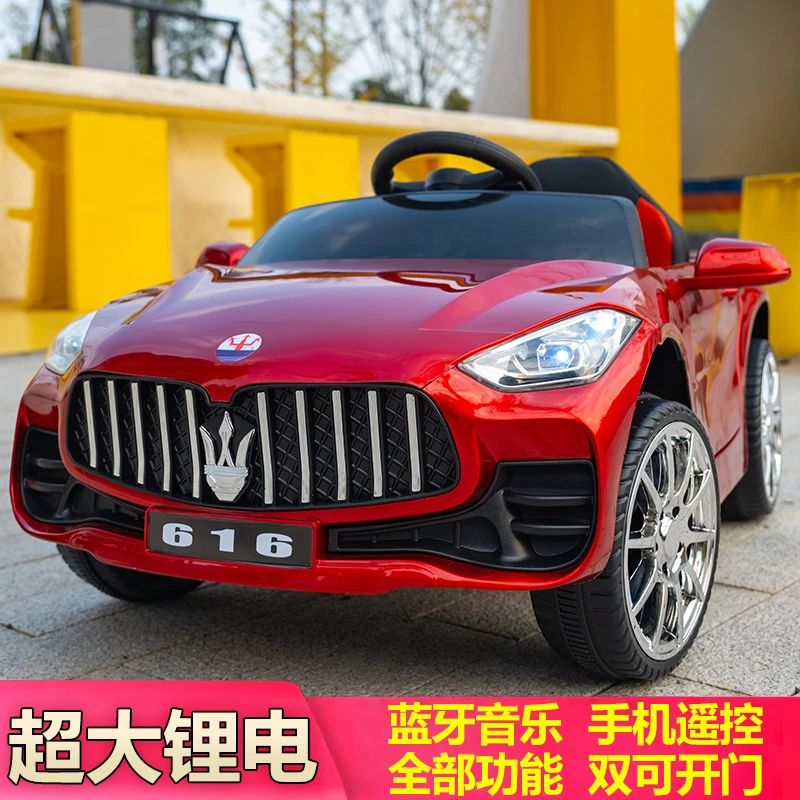 大款玛莎1-6岁可坐人儿童电动车宝宝遥控汽车玩具车婴儿儿童车