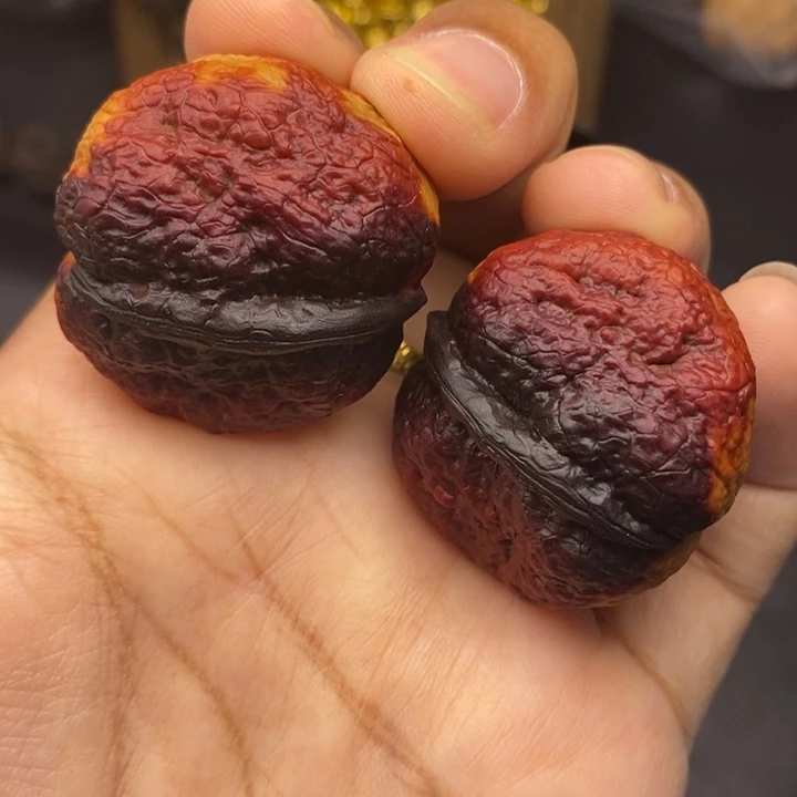 把件文玩核桃34尺肌肉蛙