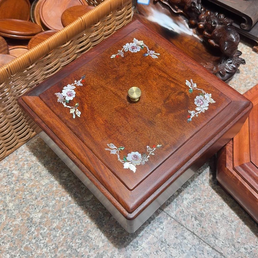 大果紫檀（缅甸花梨）果盒