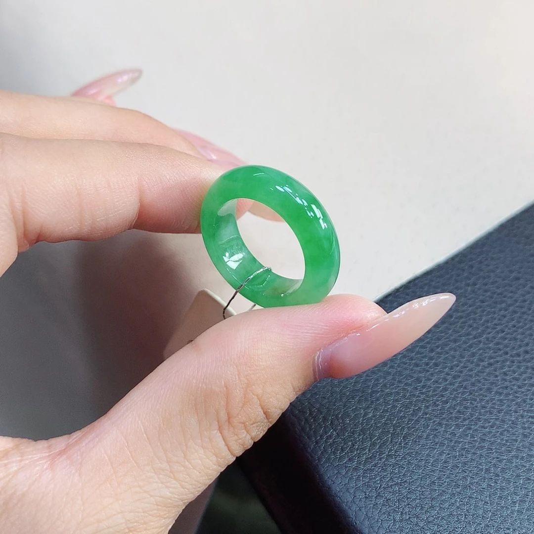 未镶嵌戒圈翡翠8号
