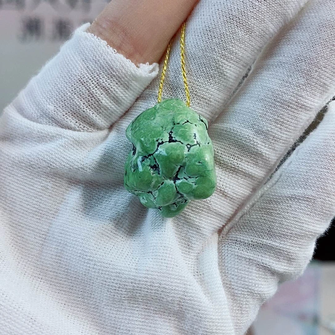 未镶嵌绿松石珠宝奇石