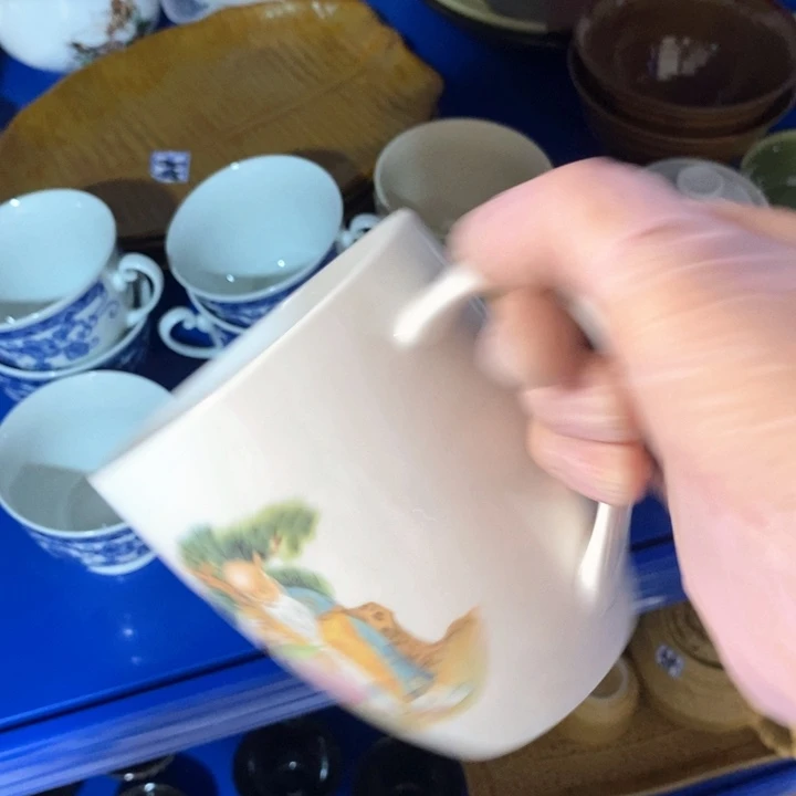 瓷片一厂寿星茶杯约400ml