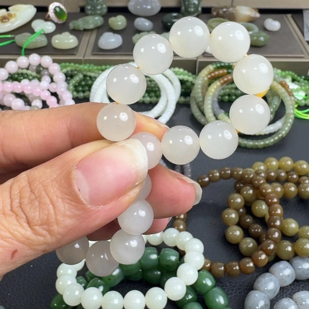 未镶嵌手串和田玉好****-