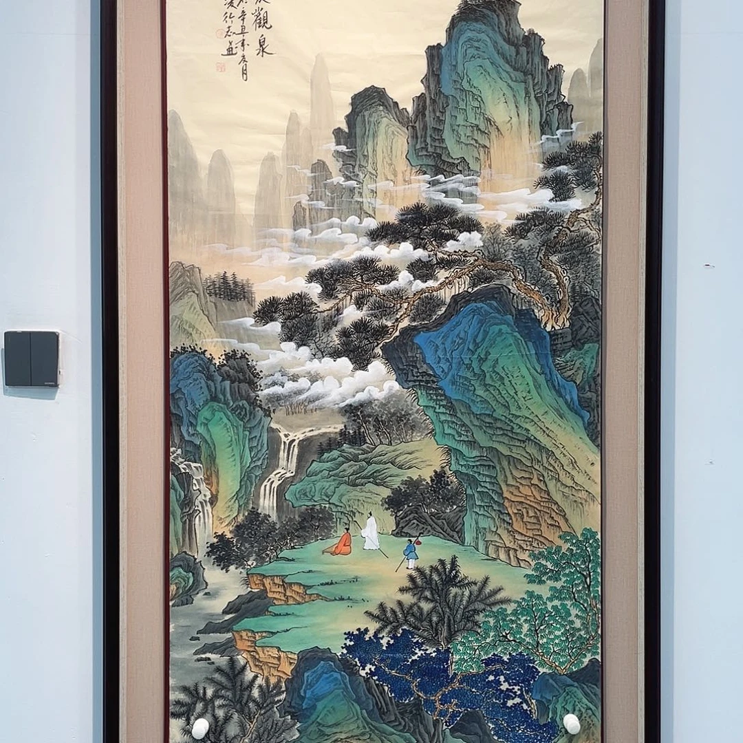 国画凌行志老师手绘国画精品