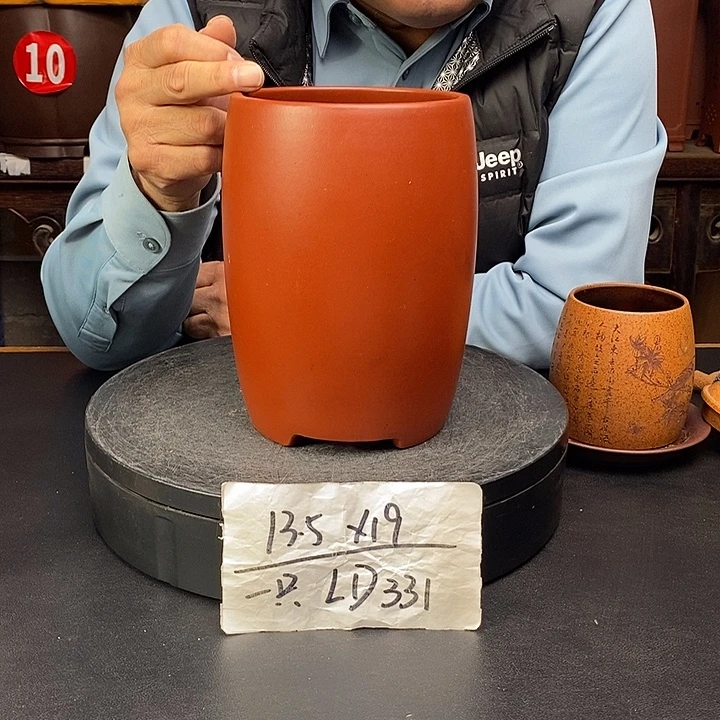 紫砂花盆货号一只LD331