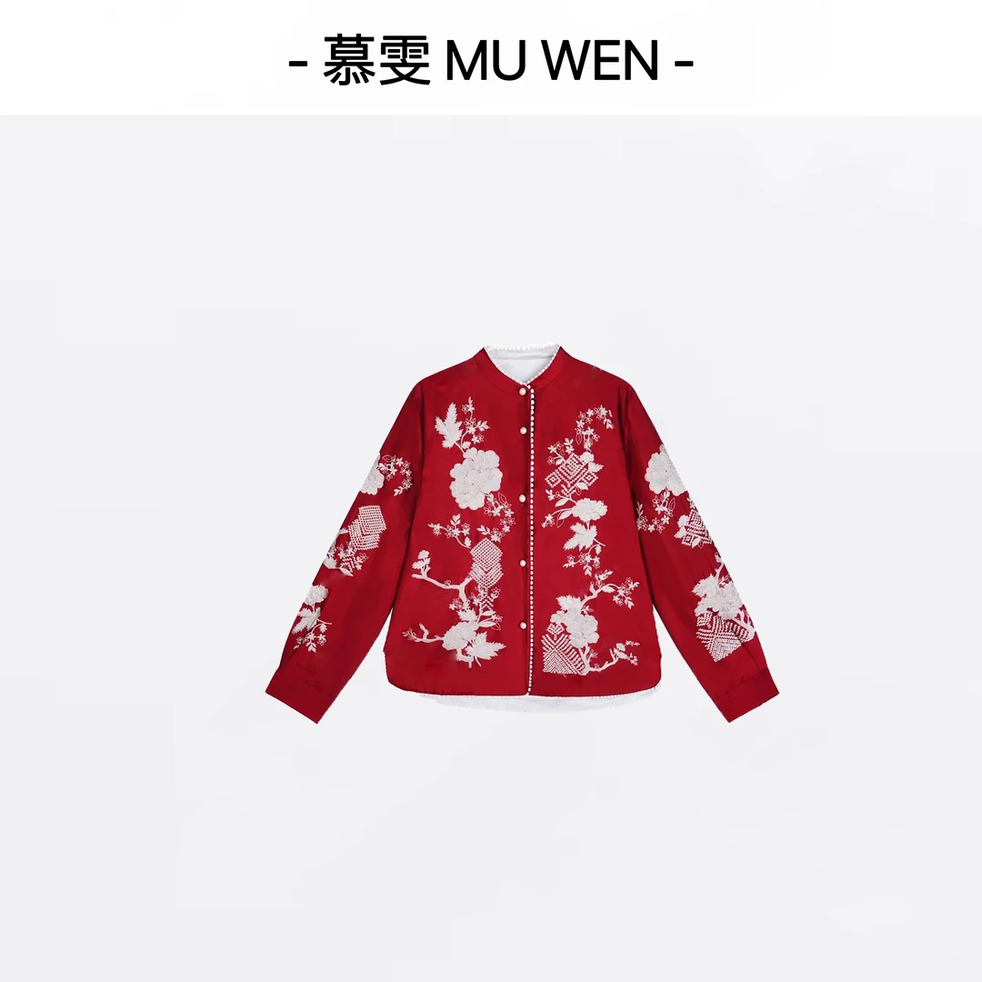 【雍容华贵】新中式早秋定制面料重工刺绣外套251466838
