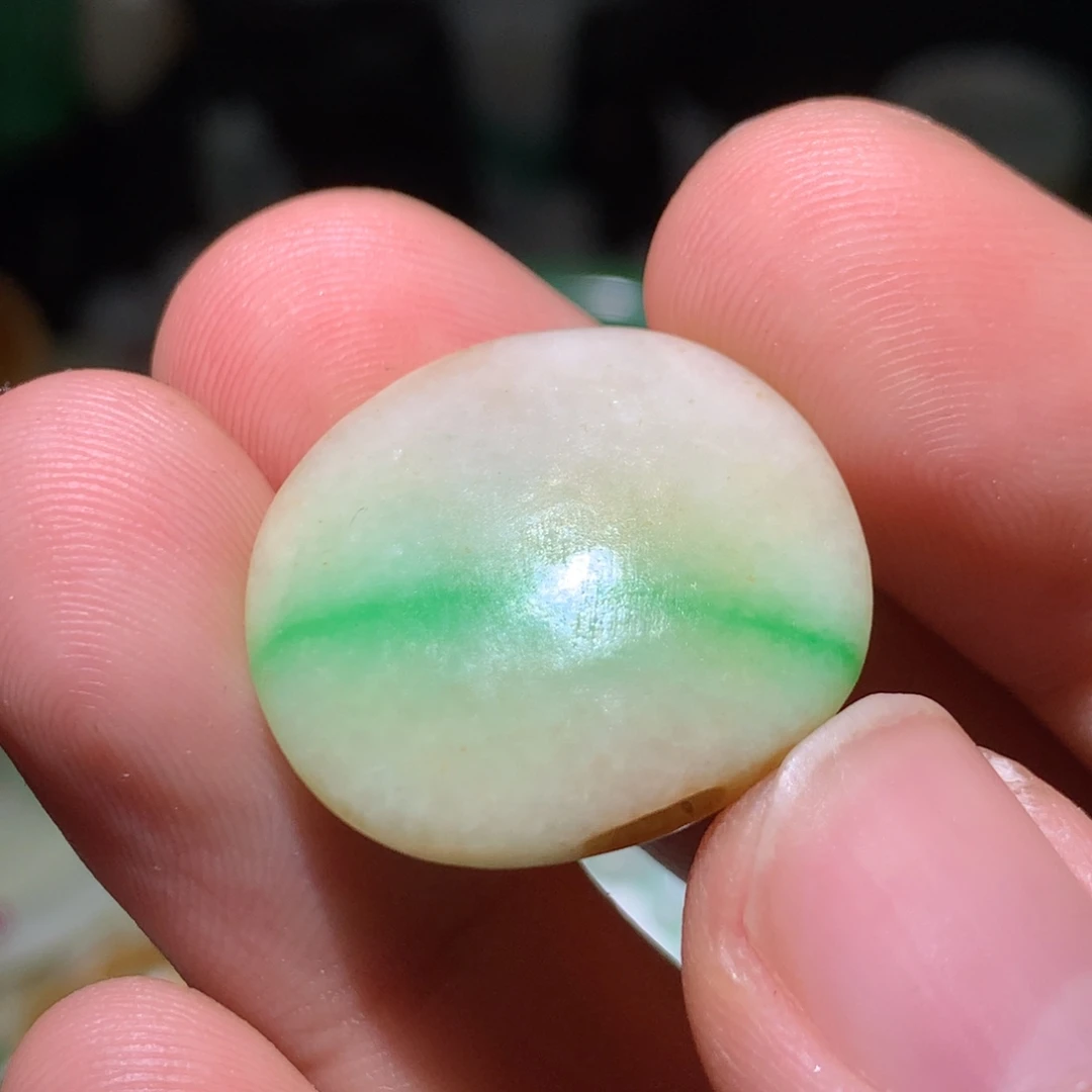 翡翠未镶嵌挂件翡翠一线路背云吊坠