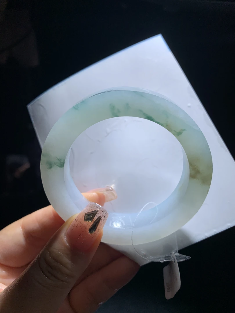 天然a货翡翠手镯毛坯定制（私拍不发货）