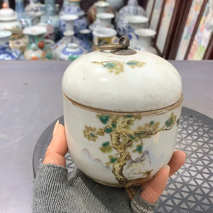 摆件陶博古架陶瓷摆件