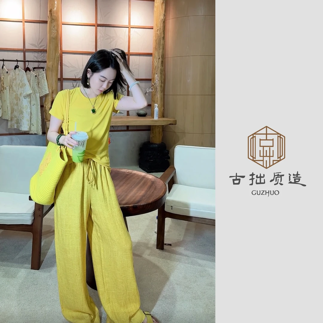 桑 蚕 丝·特调夏日！巨软糯针织桑蚕丝混纺短袖！GZ6075