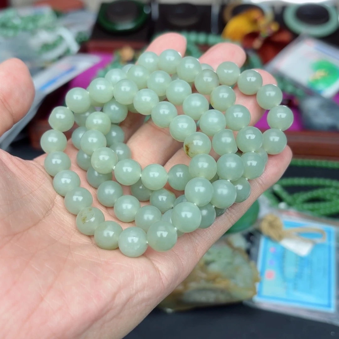 和田玉手链拍一发一多样性未镶嵌