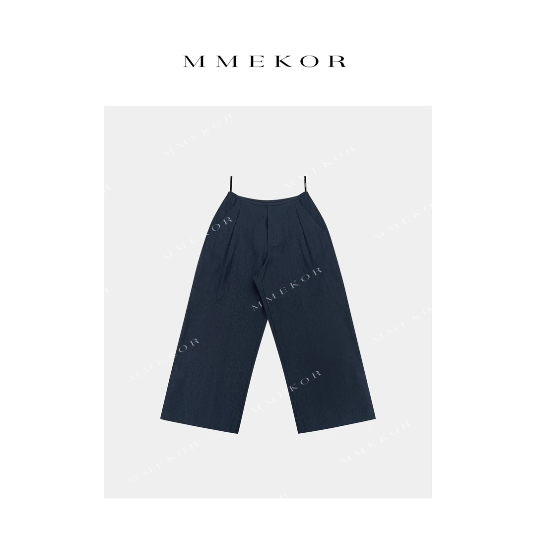 MMEKOR“四维裤” 2025新款静奢老钱风气质百搭休闲裤 79875