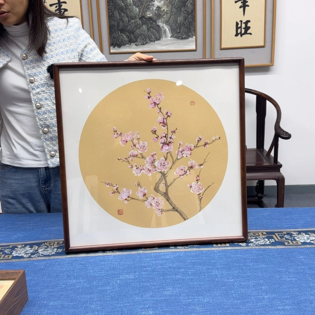国画徐然老师梅花图