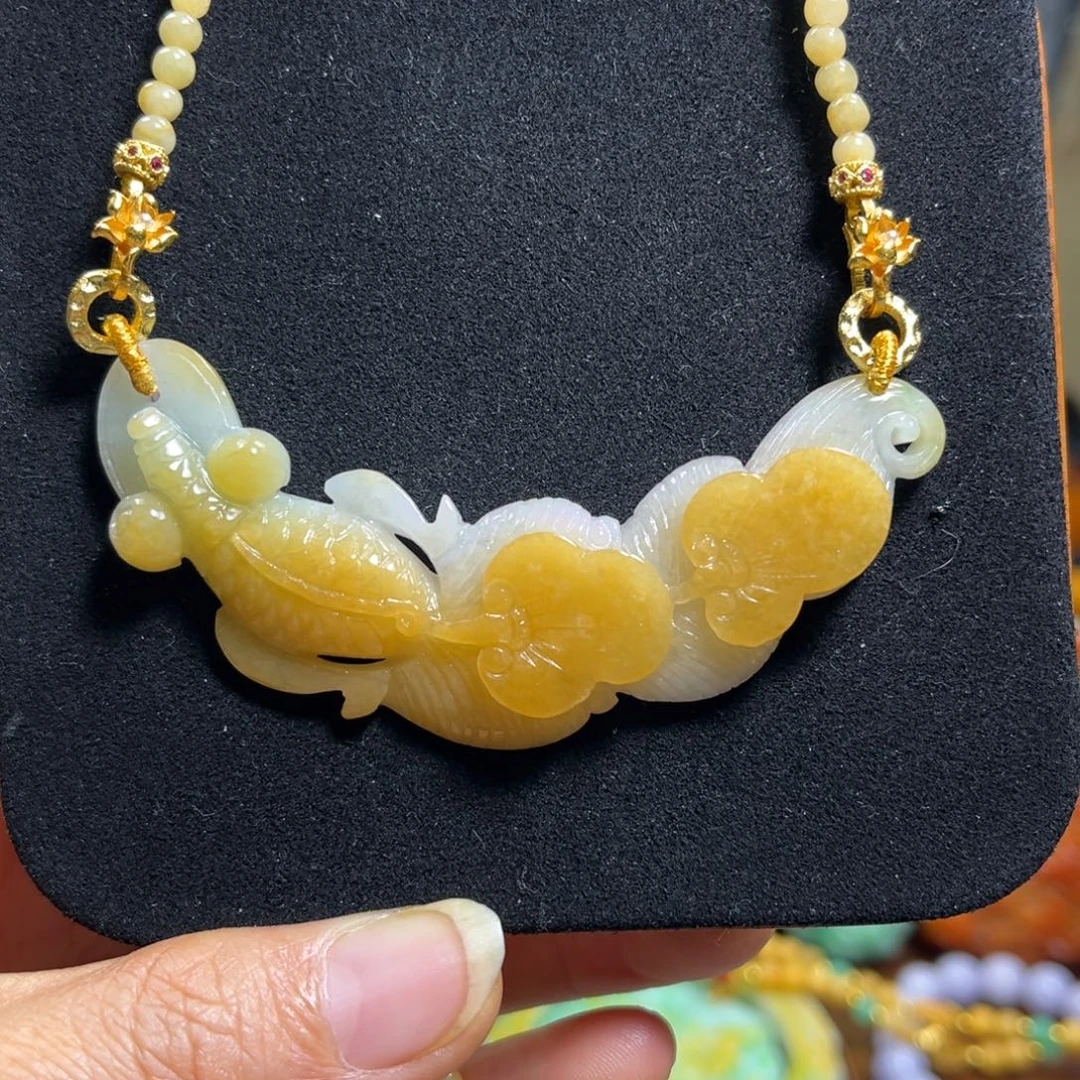 翡翠未镶嵌颈饰天然翡翠