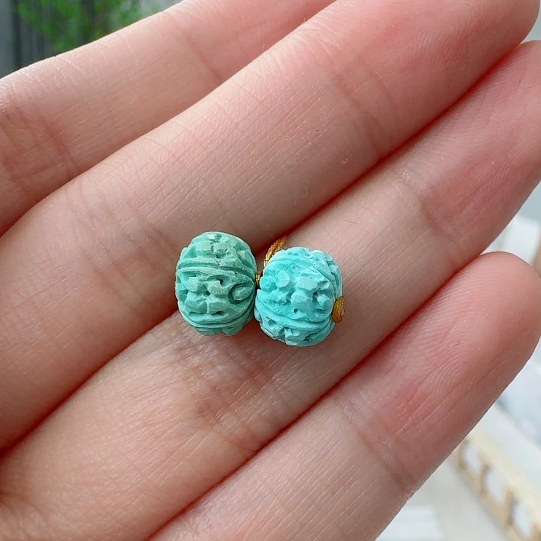 未镶嵌绿松石珠宝奇石