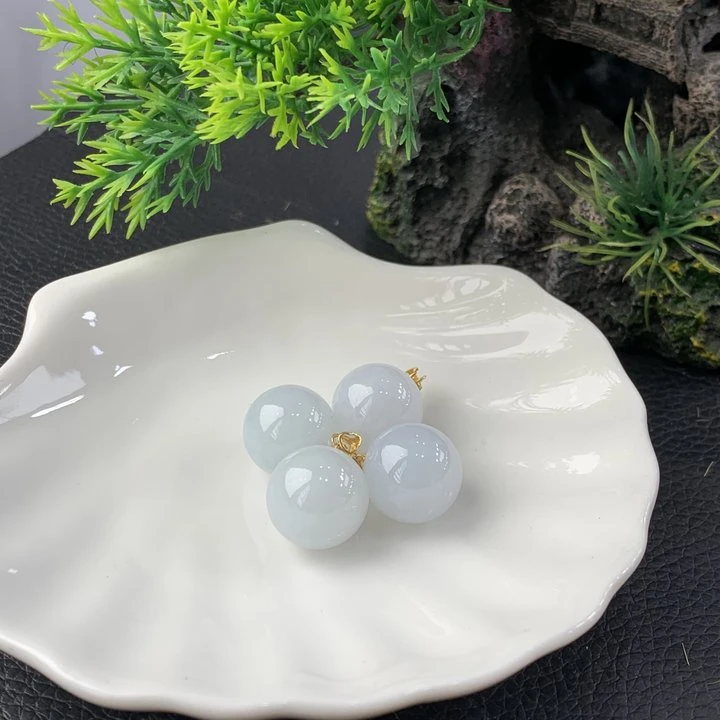 二姐视频同款翡翠单珠FL41多样性发其一CP配绳