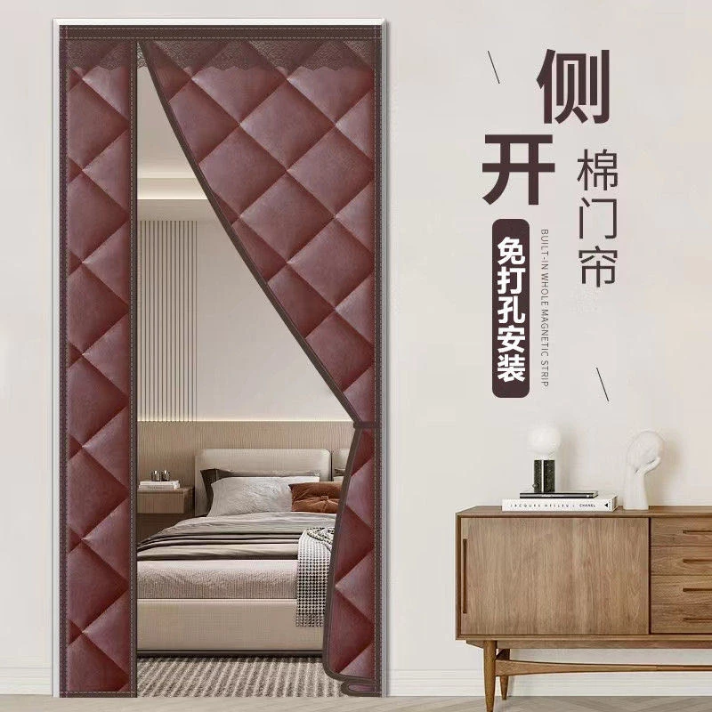 侧开加棉防风门帘（正反都能贴 不分左右）sjz