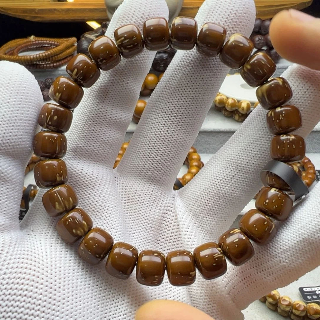 手串紫金鼠实心道珠10尺寸