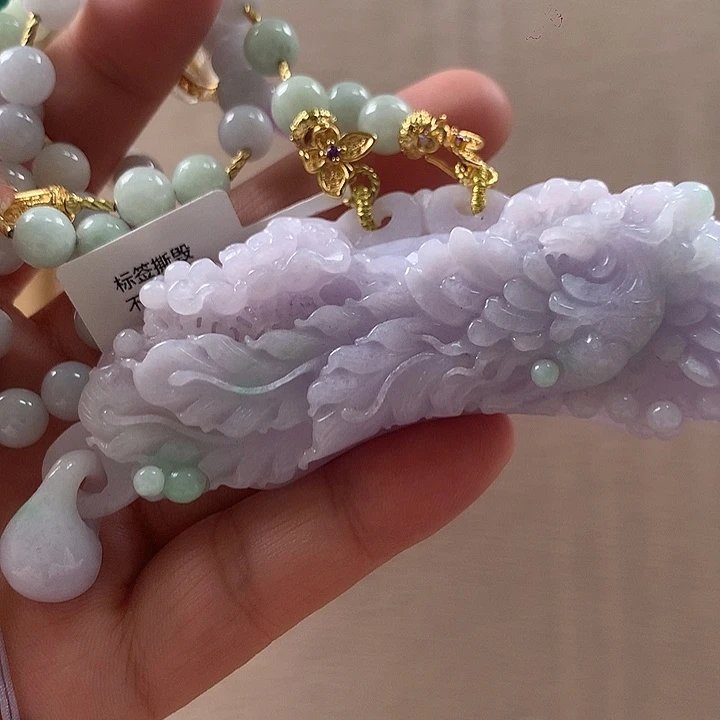 翡翠未镶嵌颈饰吊坠
