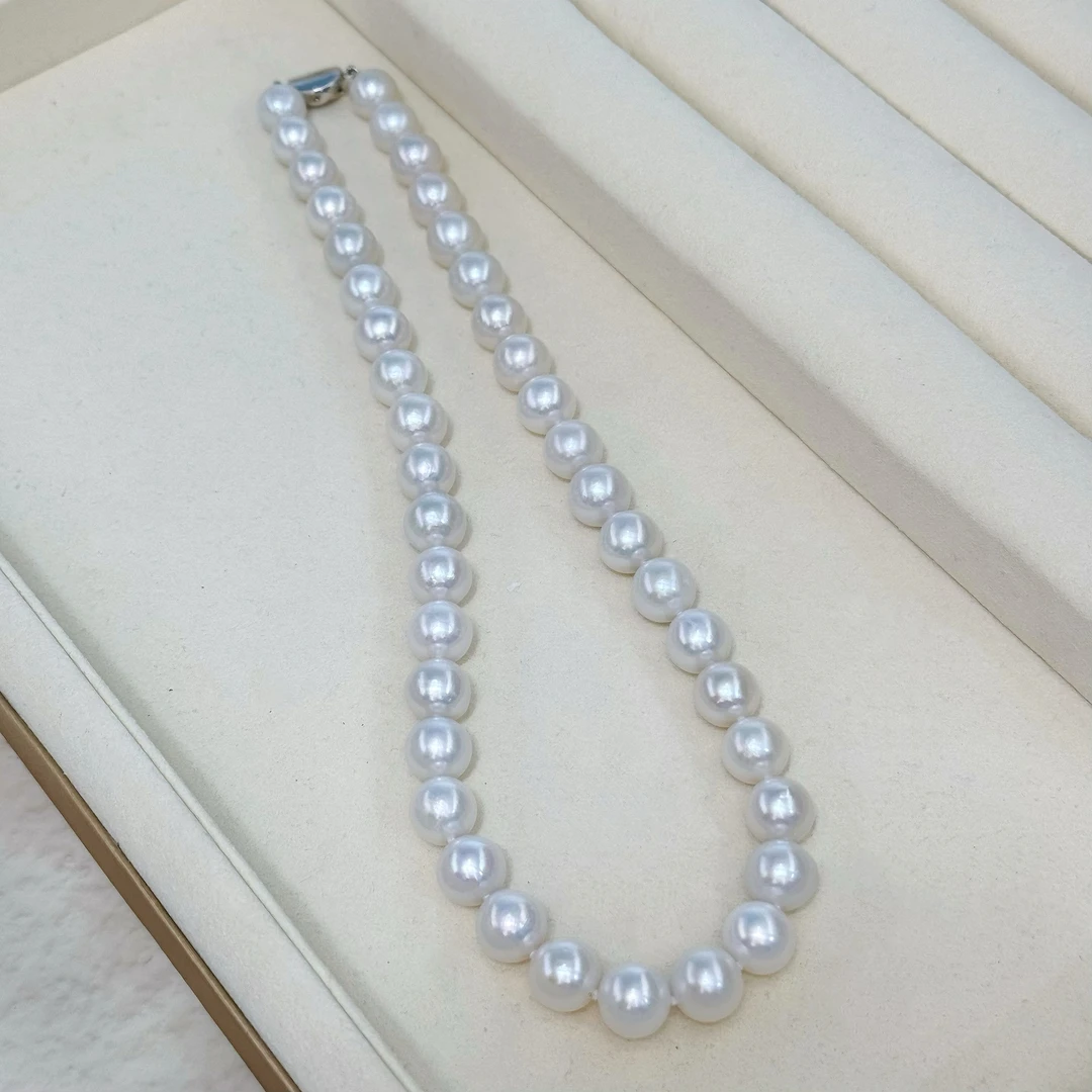 【小彤专属】【天空之镜】正圆极光大珍珠满串RY8019