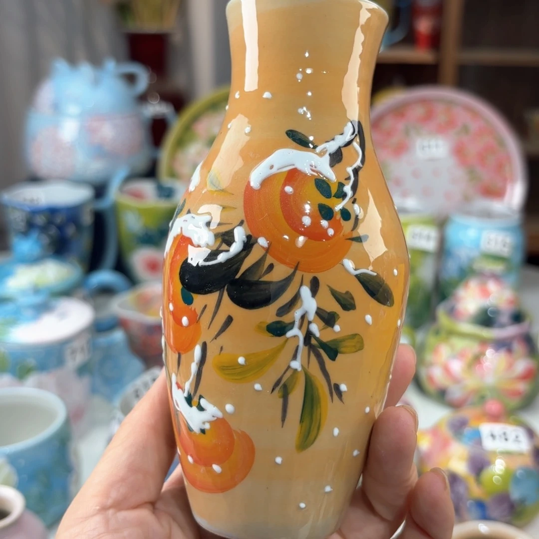 景德镇手绘高温釉下彩陶瓷茶具