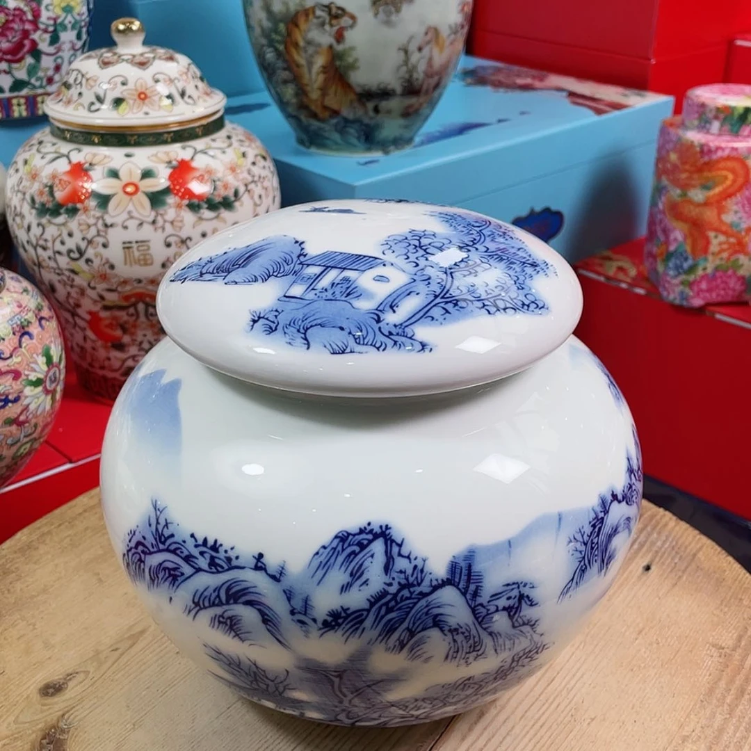 【闪购商品】罐陶瓷茶葉罐密封罐