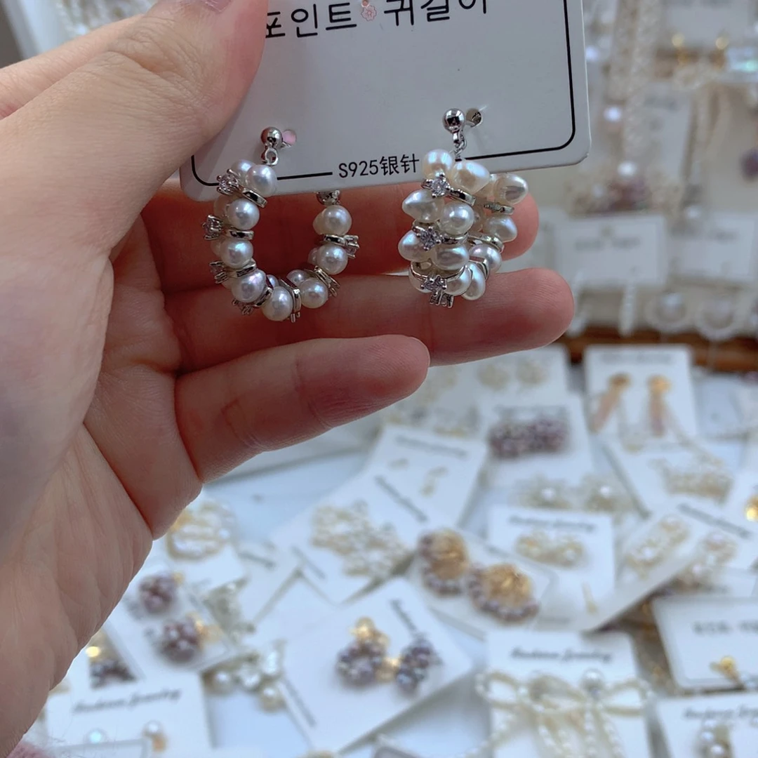 颈饰合金淡水珍珠