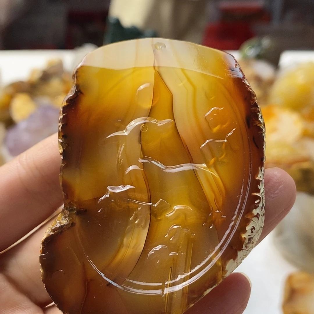 玛瑙/玉髓未镶嵌颈饰