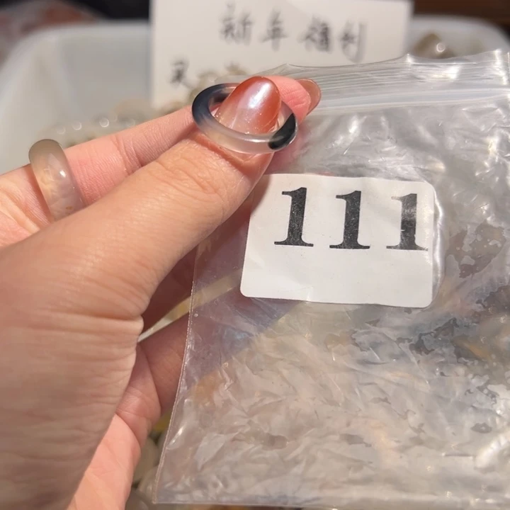 玛瑙/玉髓合金戒指111港11送一